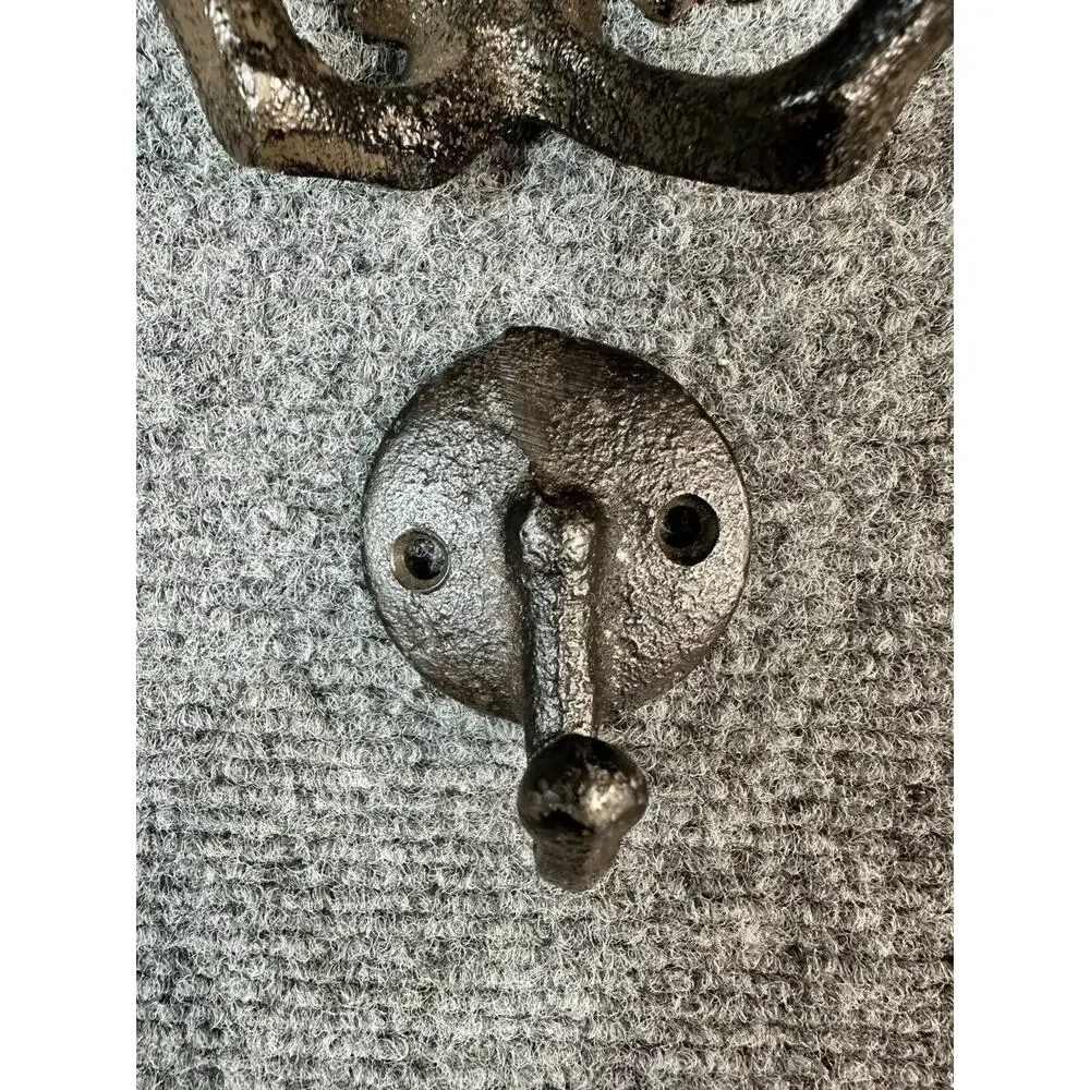 Cast Iron Wall Hooks Birds Decorative Coat Hat Key Hook Set